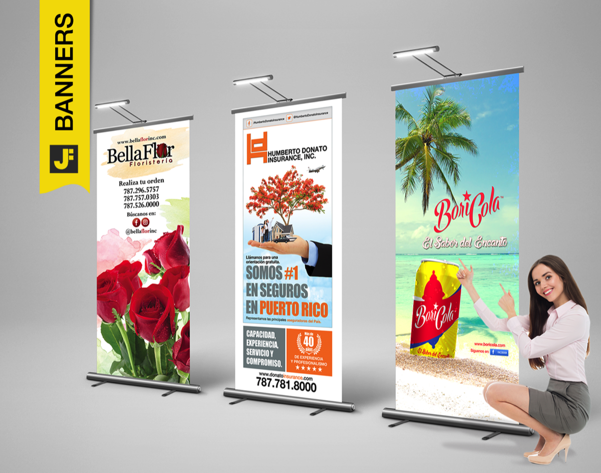 PullUp Banner, Stand Bannners, Cruzacalles, Sign Banners