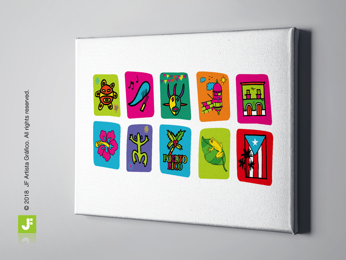 Garita Vejigante Bandera Coqui